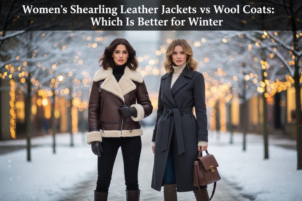 Women's Shearling Leather Jackets